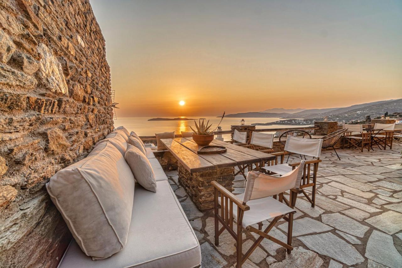 Irida Villa - Sea & Sunset Flats By Explore Andros Батси Экстерьер фото