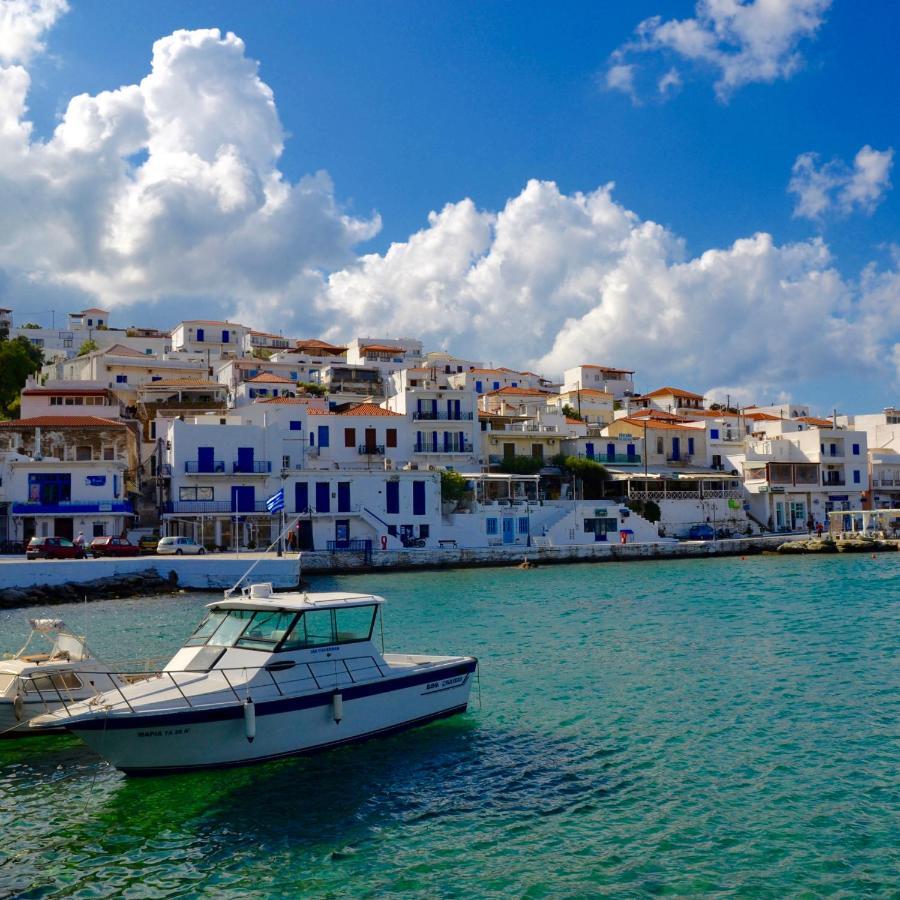 Irida Villa - Sea & Sunset Flats By Explore Andros Батси Экстерьер фото